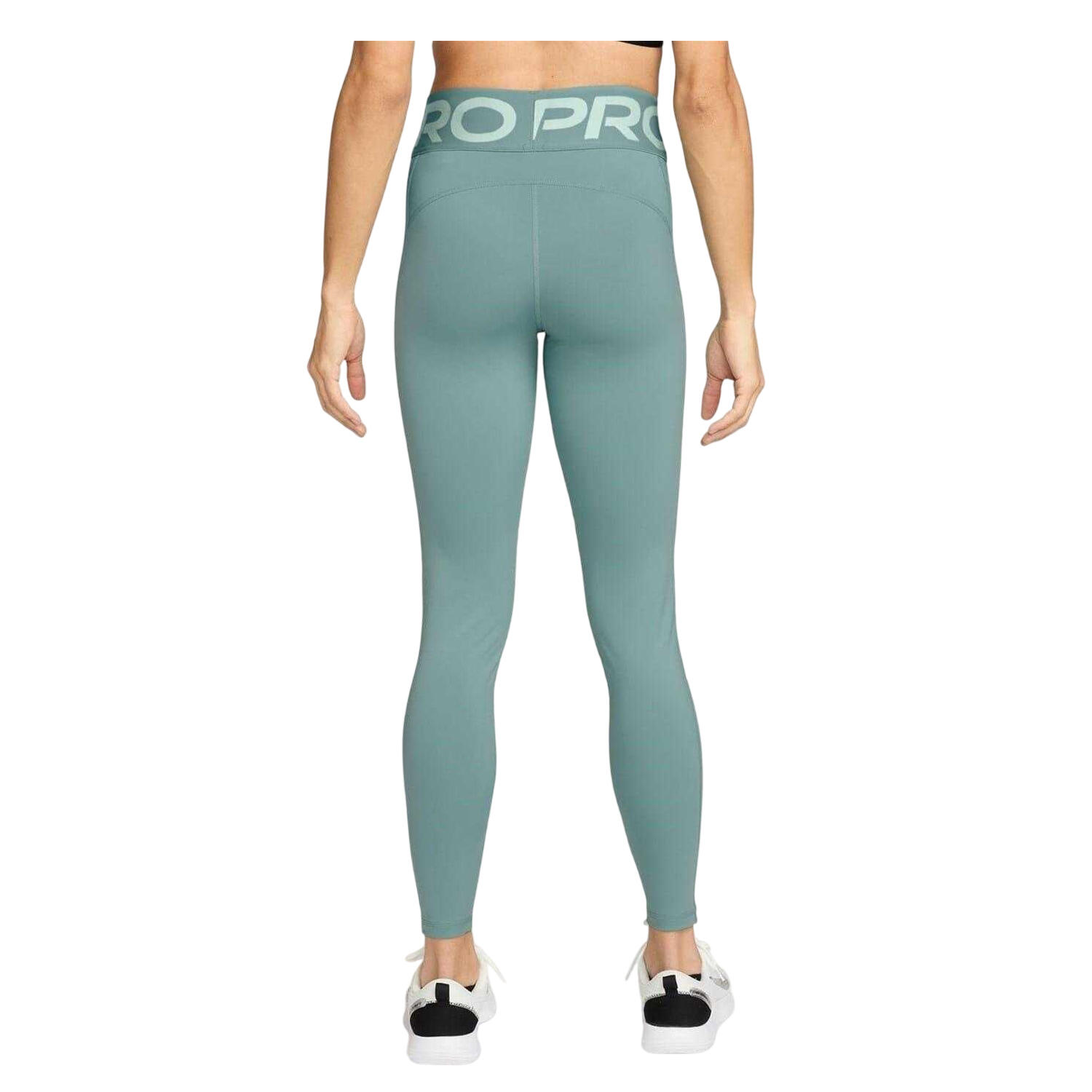 Legging PRO Femme (Blanc / Turquoise) 2/3