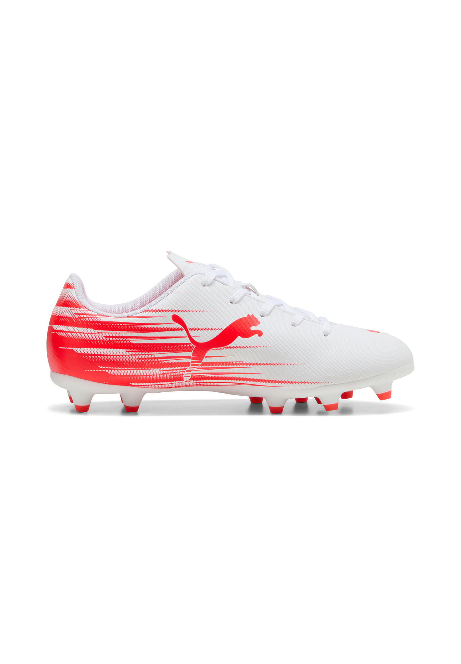 Puma Fussballschuh ATTACANTO II FG/AG JR Kinder Teenager 108496 10 weiß/rot 2/5