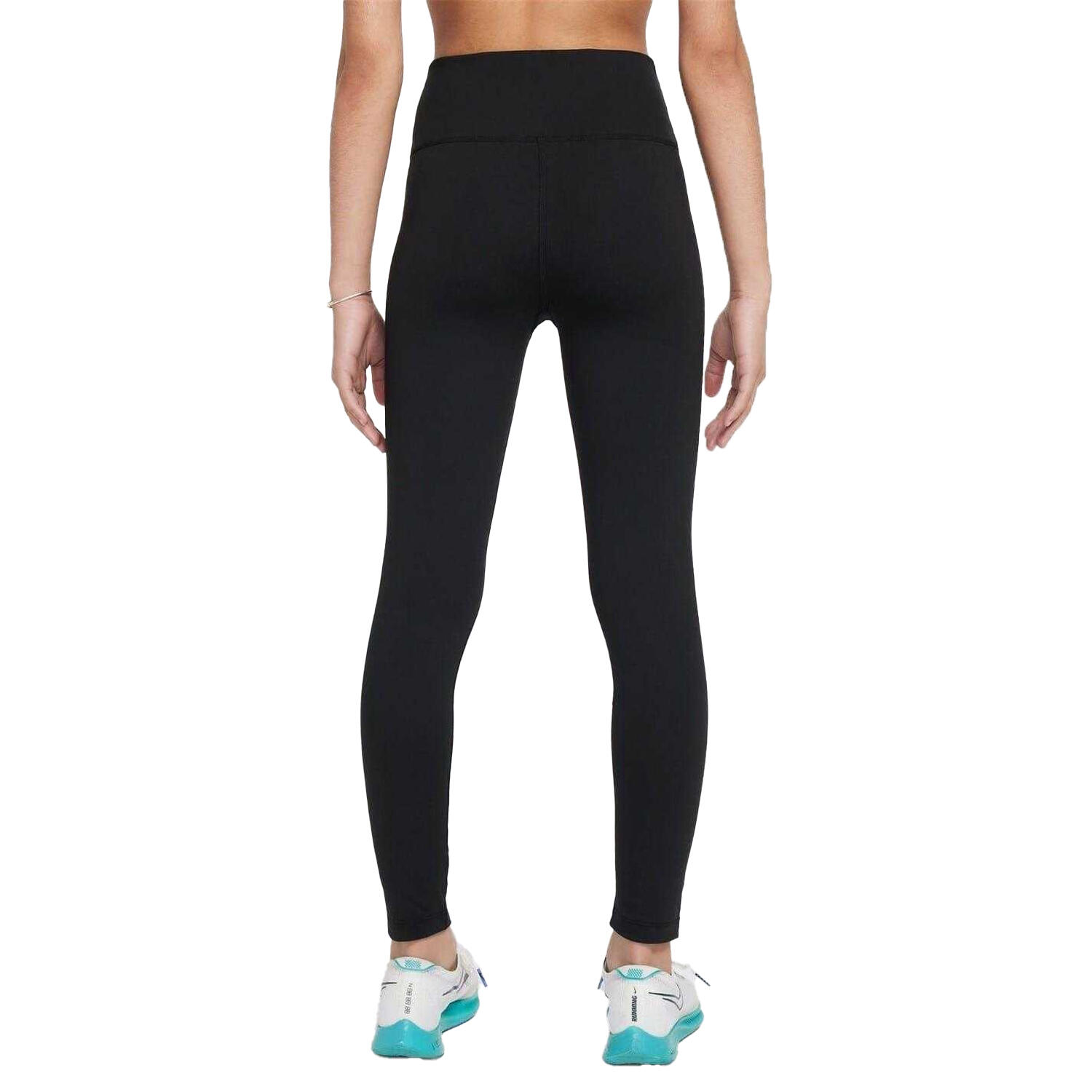 Legging ONE Fille (Noir / Blanc) 3/4
