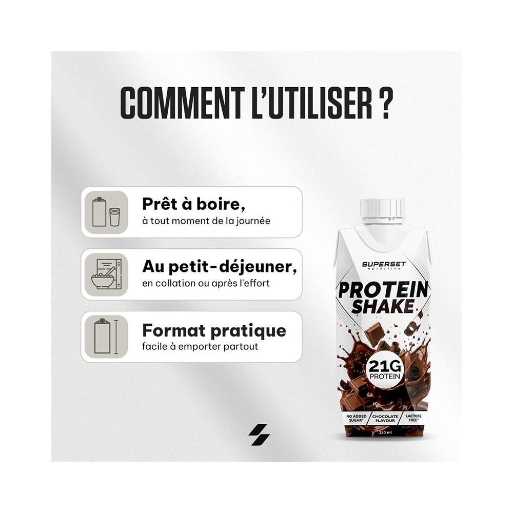 Boissons Protéinées | Protein Shake (15x250ml) | Vanille 3/5