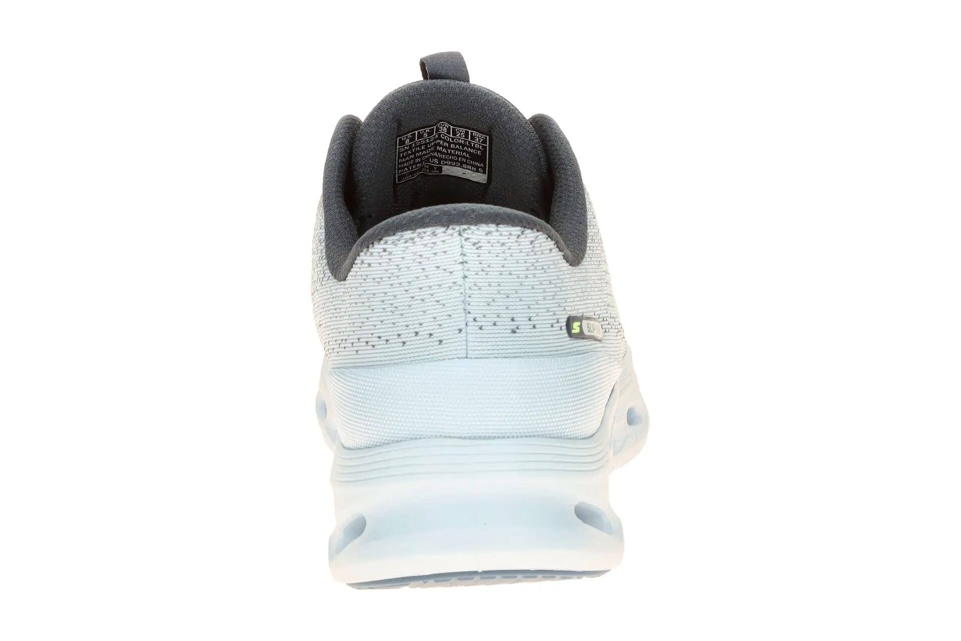 Skechers Go Walk Gliede Step Slipper blau grau SLIP-IN 125124 5/7