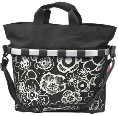 Bikebasket oval m, fleur