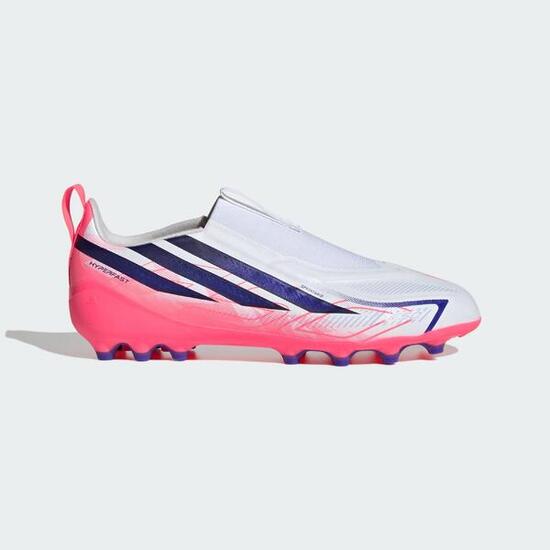 Scarpa da calcio F50 HYPERFAST LEAGUE Laceless Artificial Ground bambini