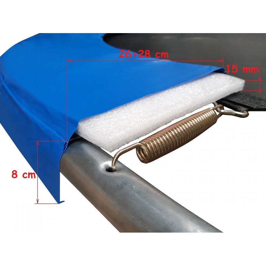 COPRIMOLLE per trampolino elastico diametro 305 cm Certificato CE TUV GS Yelloo 3/9