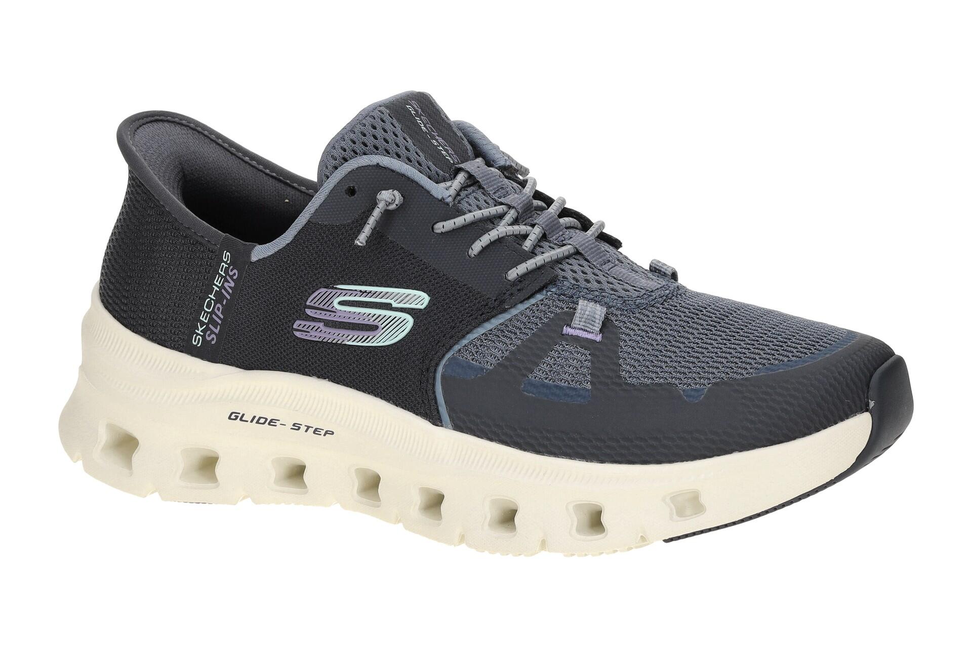 Skechers Glide Step Schuhe blau marineblau Damen SLIP-INS 150420 1/7