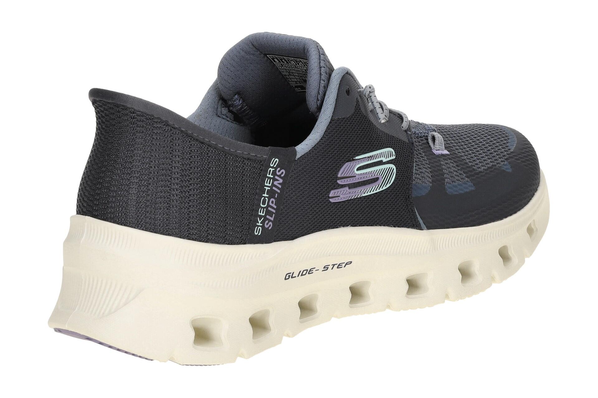 Skechers Glide Step Schuhe blau marineblau Damen SLIP-INS 150420 4/7