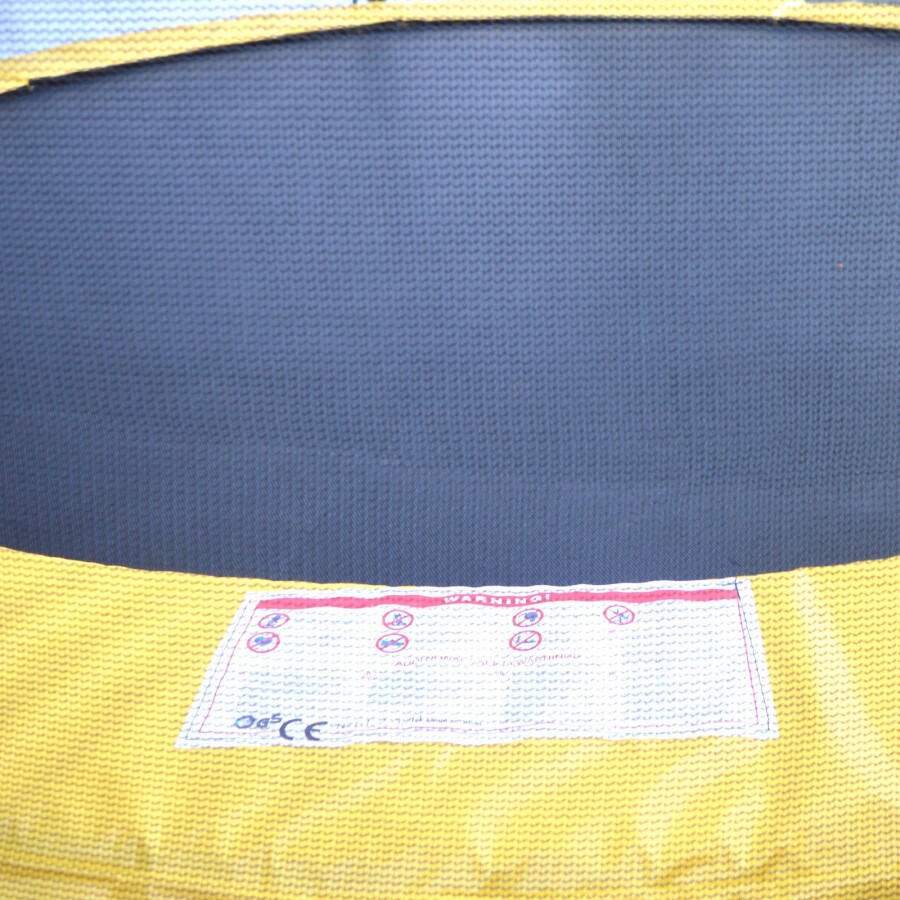 Ø 366 Cm Giallo - Trampolino Elastico Tappeto salto Certificato Ce marca Yelloo 12/14
