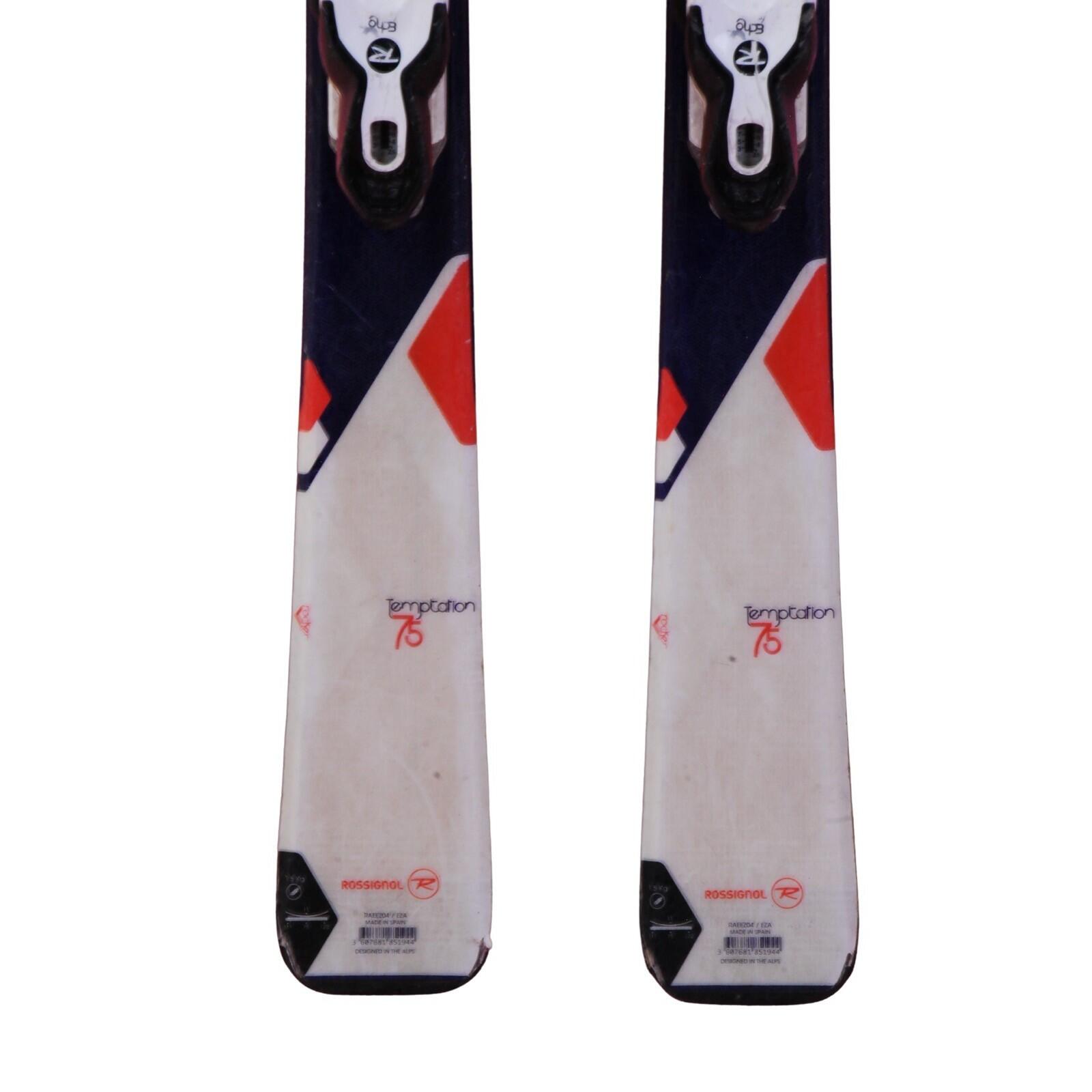 RECONDITIONNE - Ski Rossignol Temptation 75 + Fixations 4/5