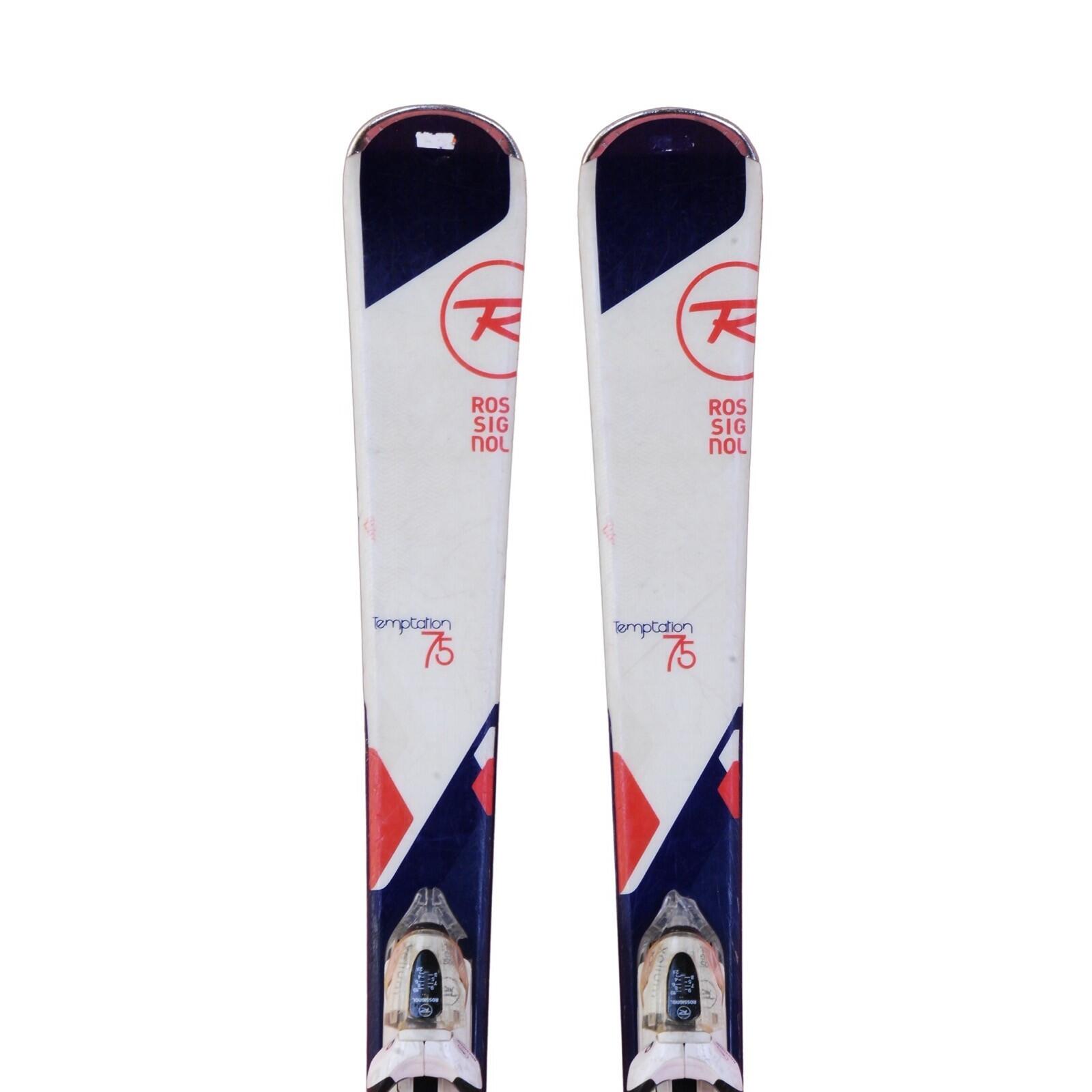 RECONDITIONNE - Ski Rossignol Temptation 75 + Fixations 2/5