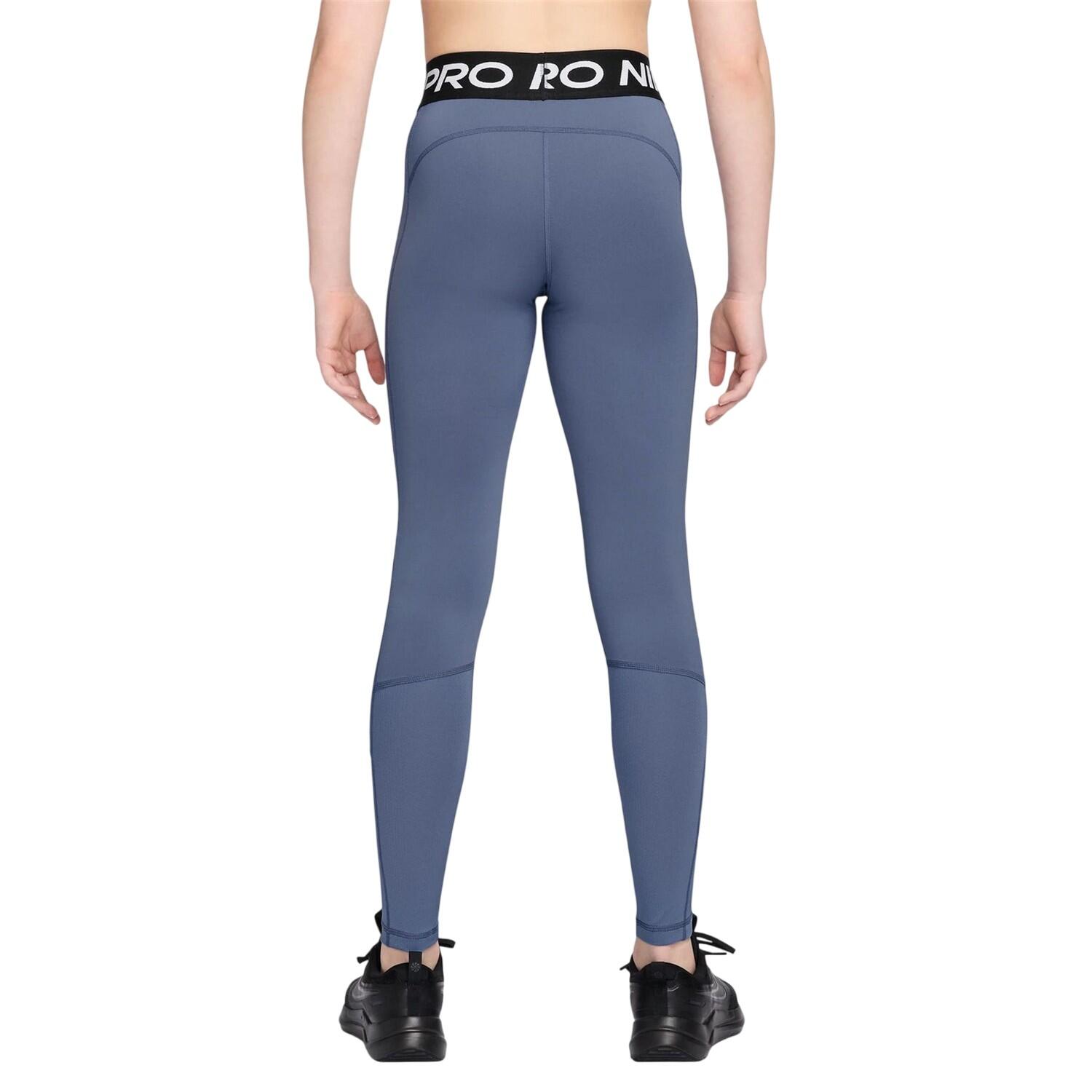 Collant Ragazze Nike Pro Indaco 3/5