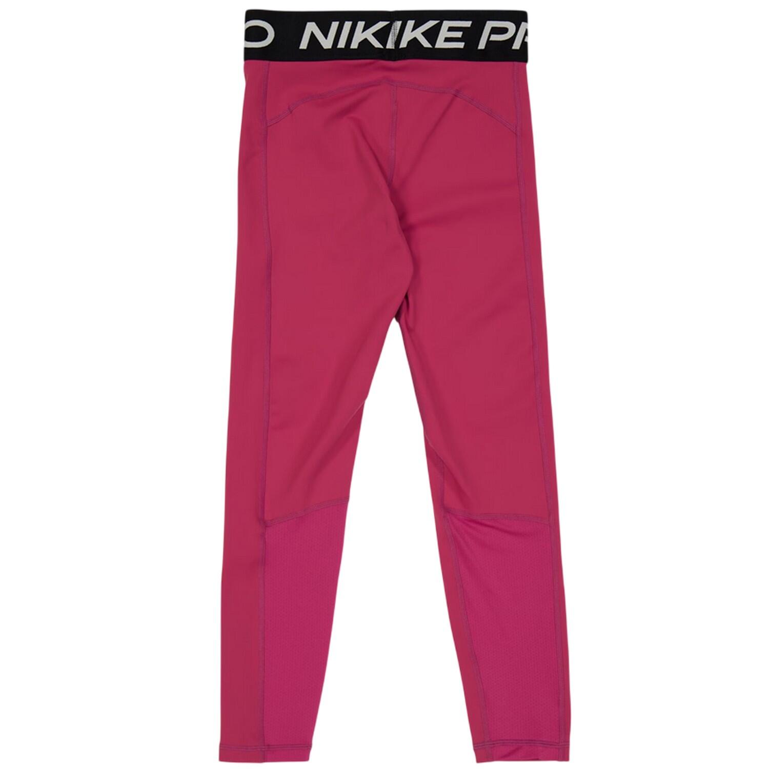 Girls Pro Tights (Beet Red) 3/5