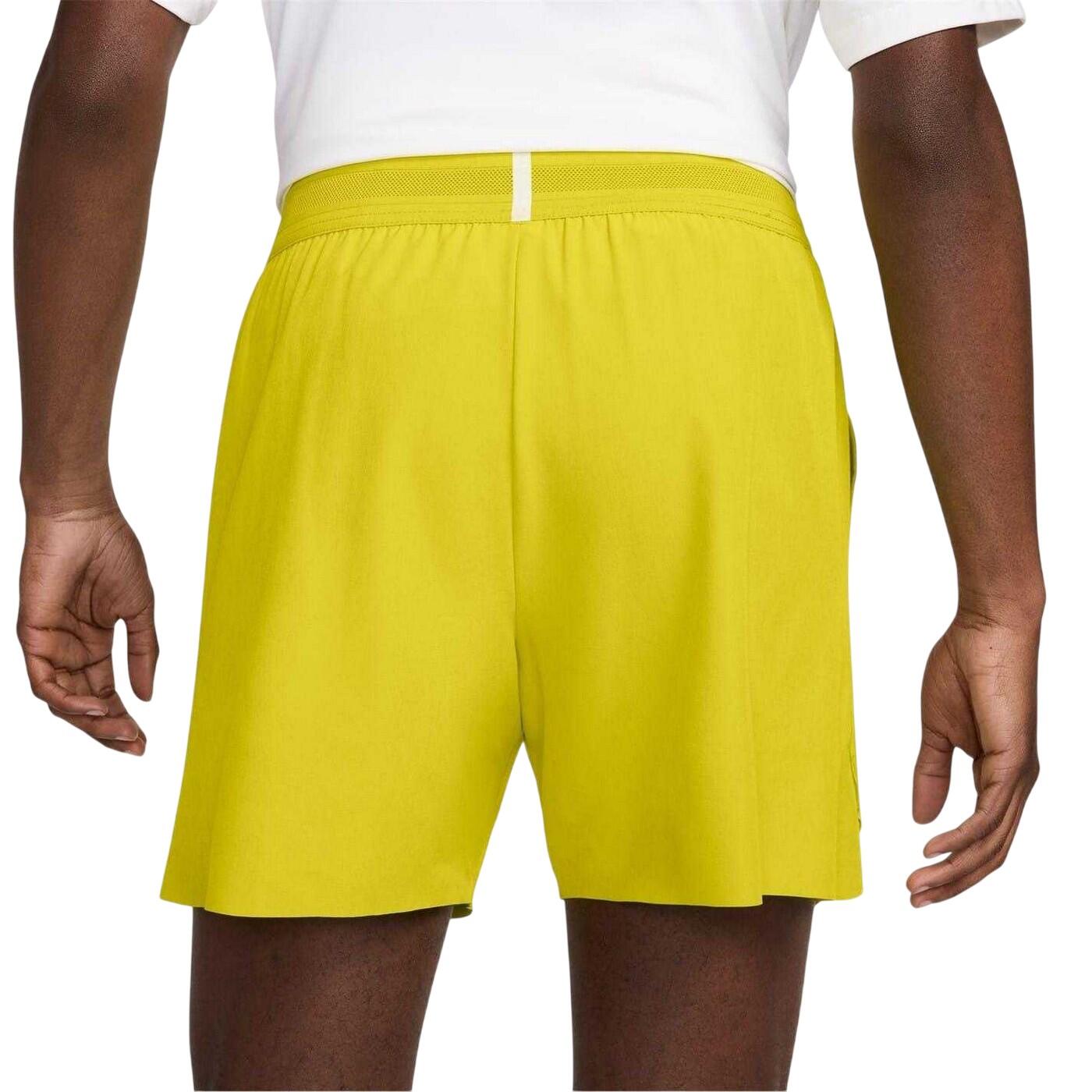 Short Tennis ADVANTAGE Homme (Jaune Vif) 3/3