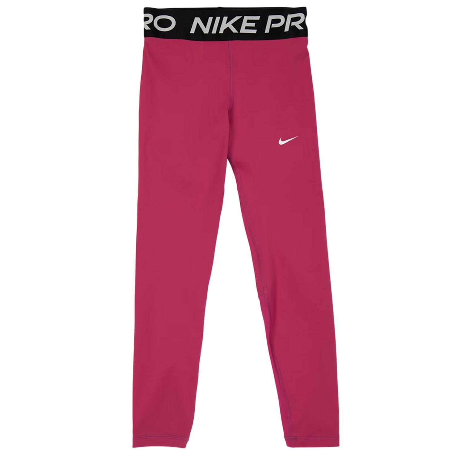 Girls Pro Tights (Beet Red) 2/5
