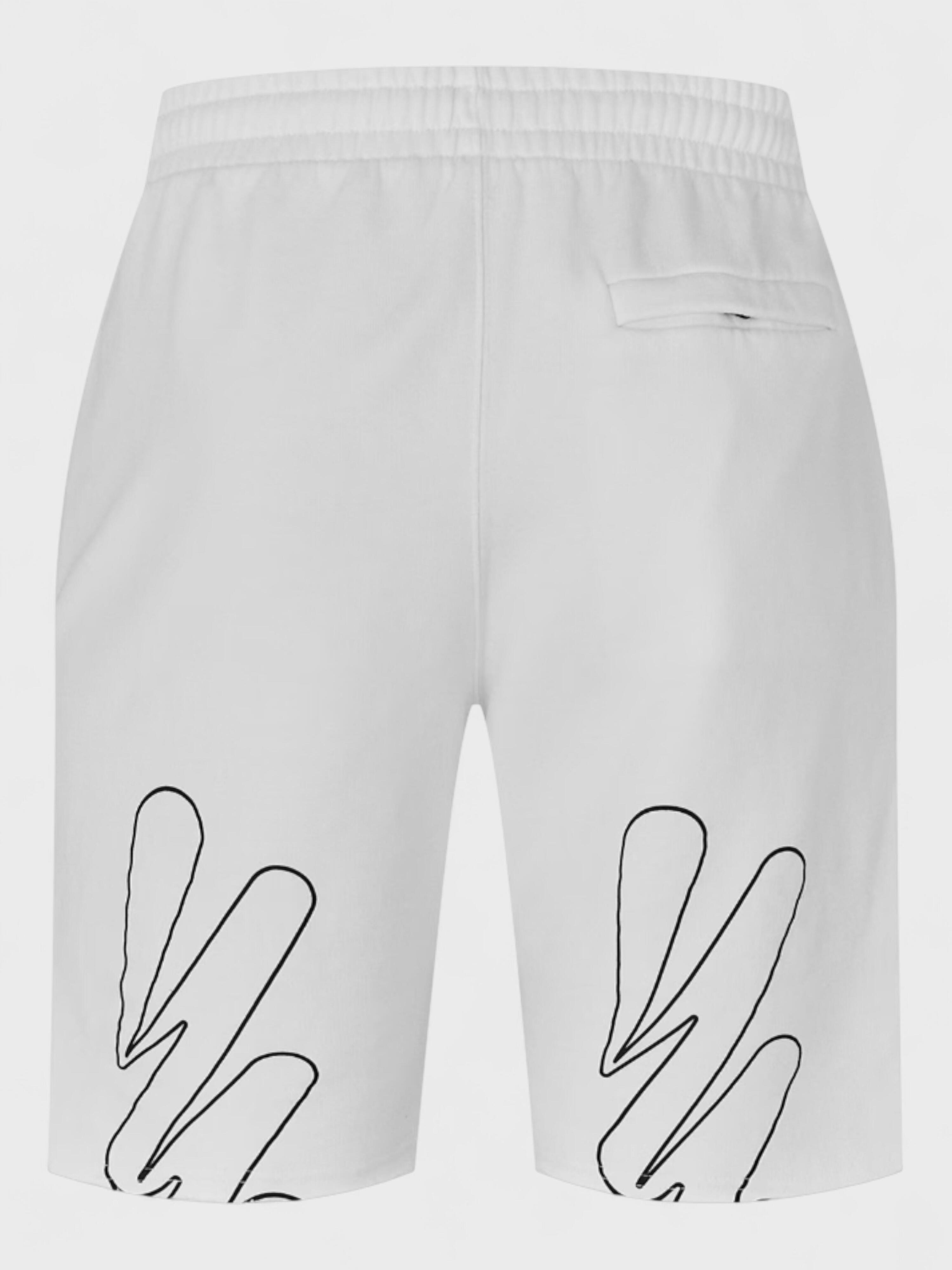 OFF-White Off-White Wave Diagonal Sweatshorts White