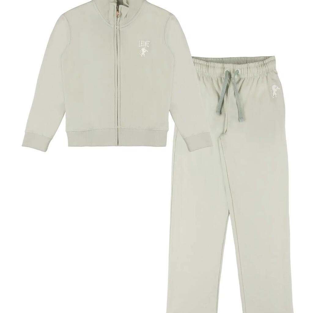 Leone 1947 Fresh girls' winter tracksuit with high neck and zip
