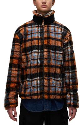 Trui - sportswear - heren - timberland - wolmix, colorblock - donkerblauw
