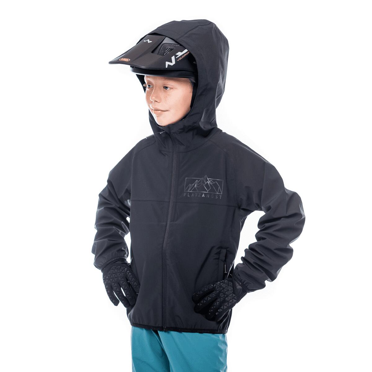 DFL Evo Regenjacke Youth - Schwarz - YL 3/5