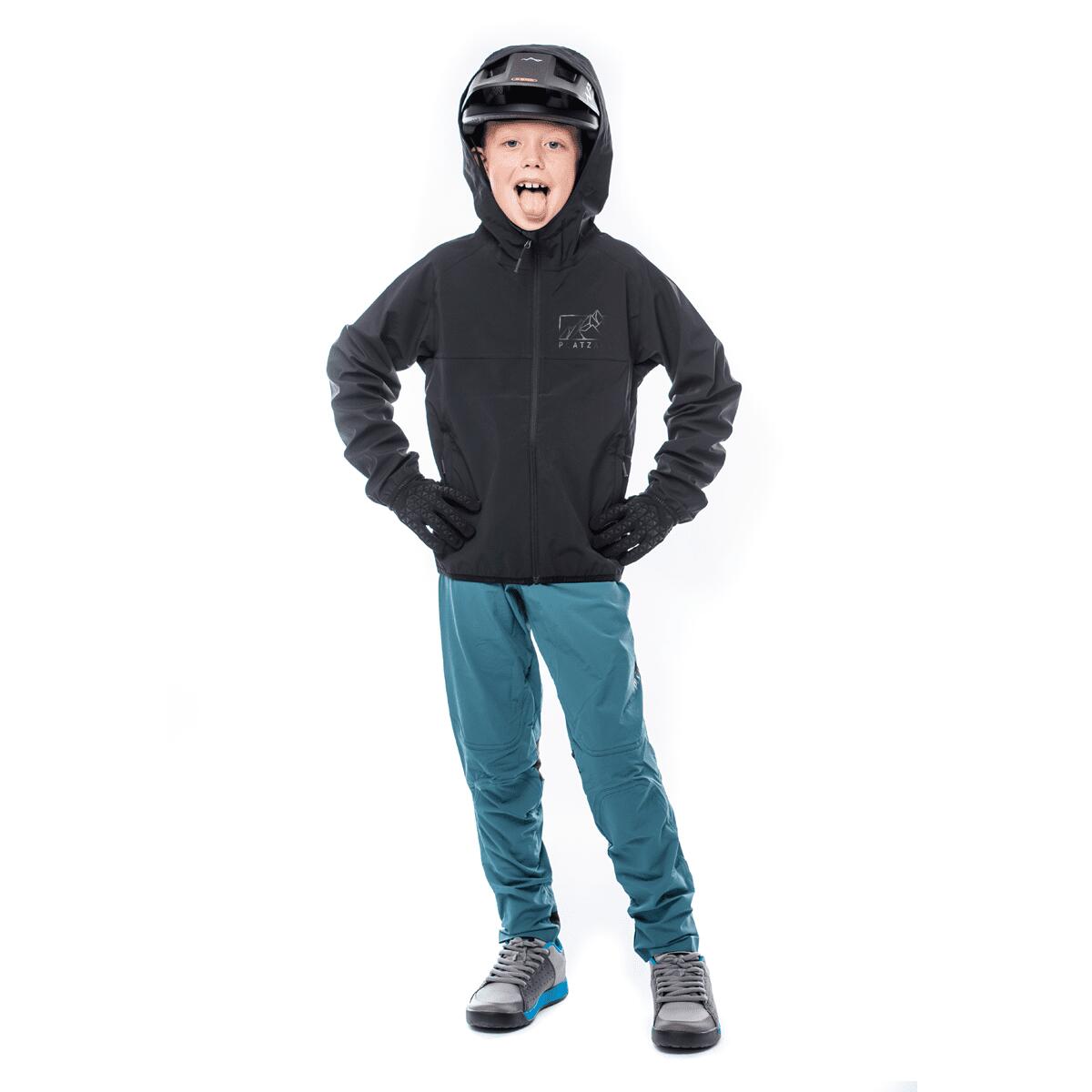 DFL Evo Regenjacke Youth - Schwarz - YL 2/5