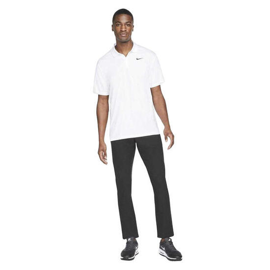 Victory" Poloshirt für , DriFIT, Emblem Herren Weiß/Schwarz