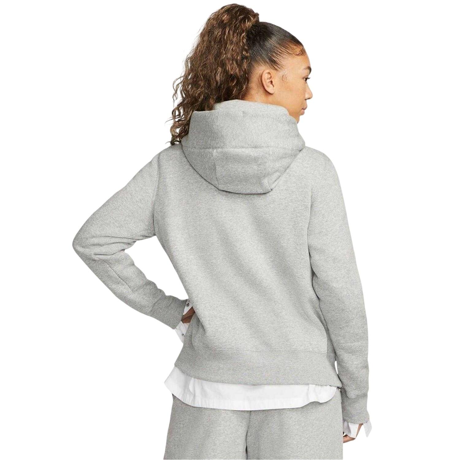 Kapuzenpullover für , Zum Überziehen, Fleece Damen Grau 2/3