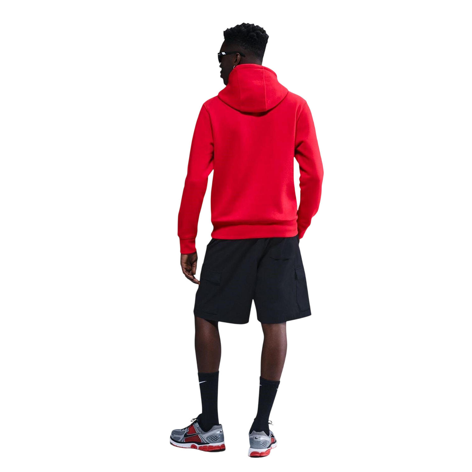 Sweat À Capuche CLUB Homme (Rouge) 4/4