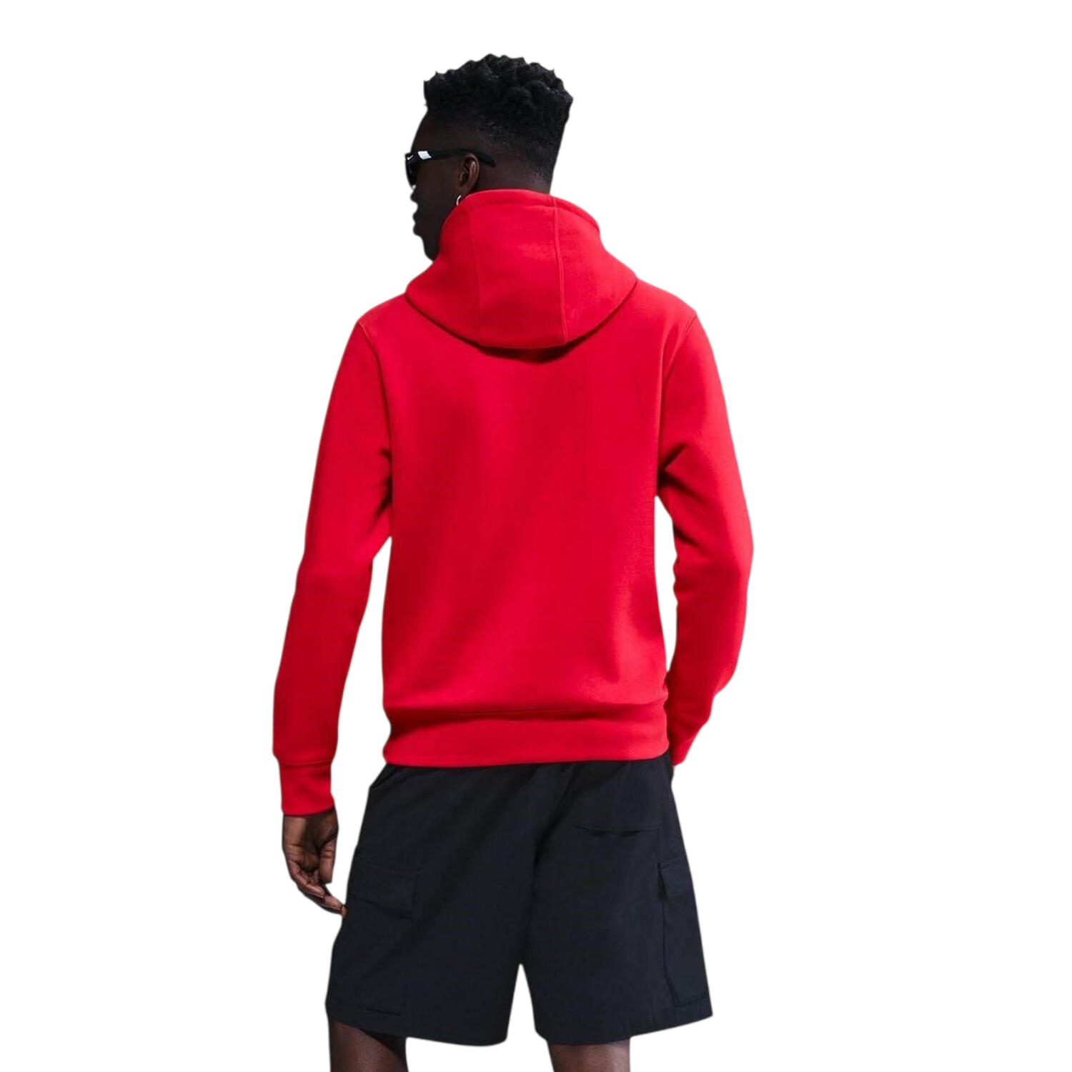 Sweat À Capuche CLUB Homme (Rouge) 3/4
