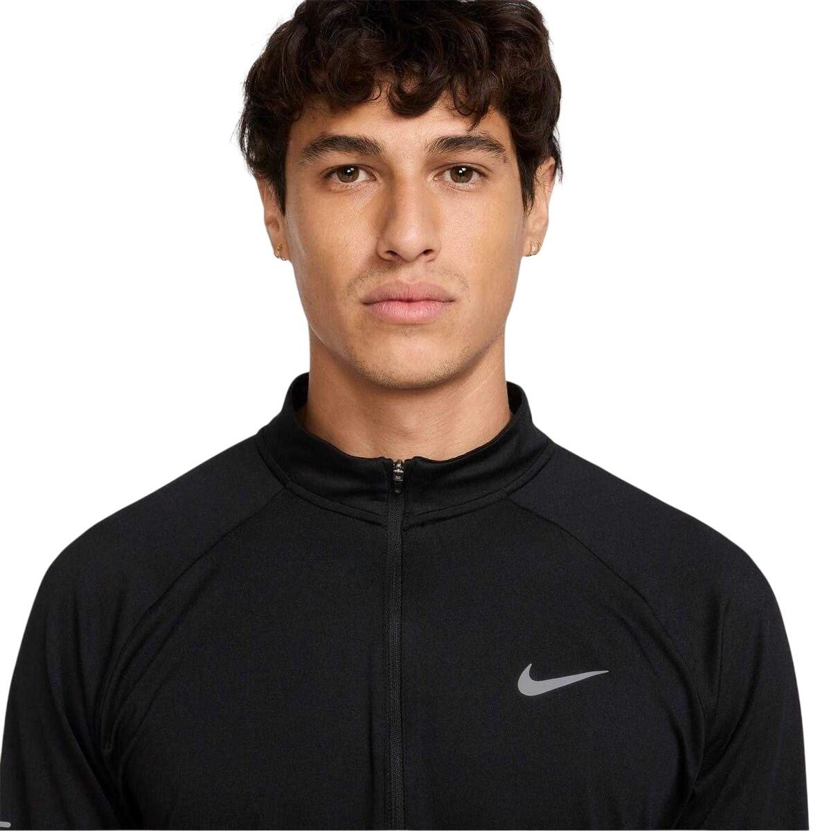 Top Corsa Uomo Nike Stride Nero 4/4
