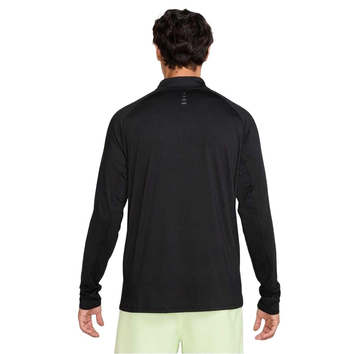 Top Corsa Uomo Nike Stride Nero 2/4
