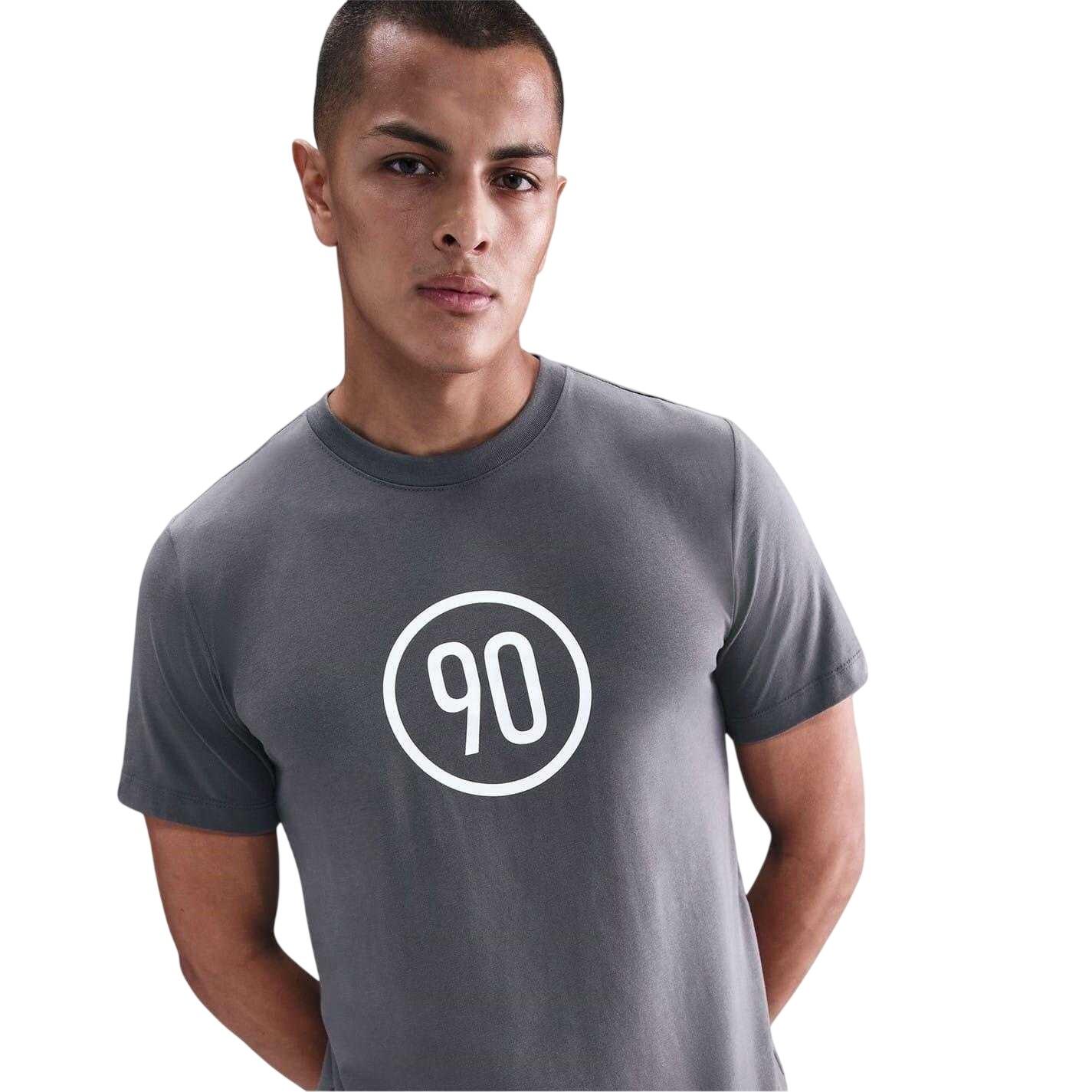Maglietta Uomo Nike Total 90 Grigio Chiaro 4/4
