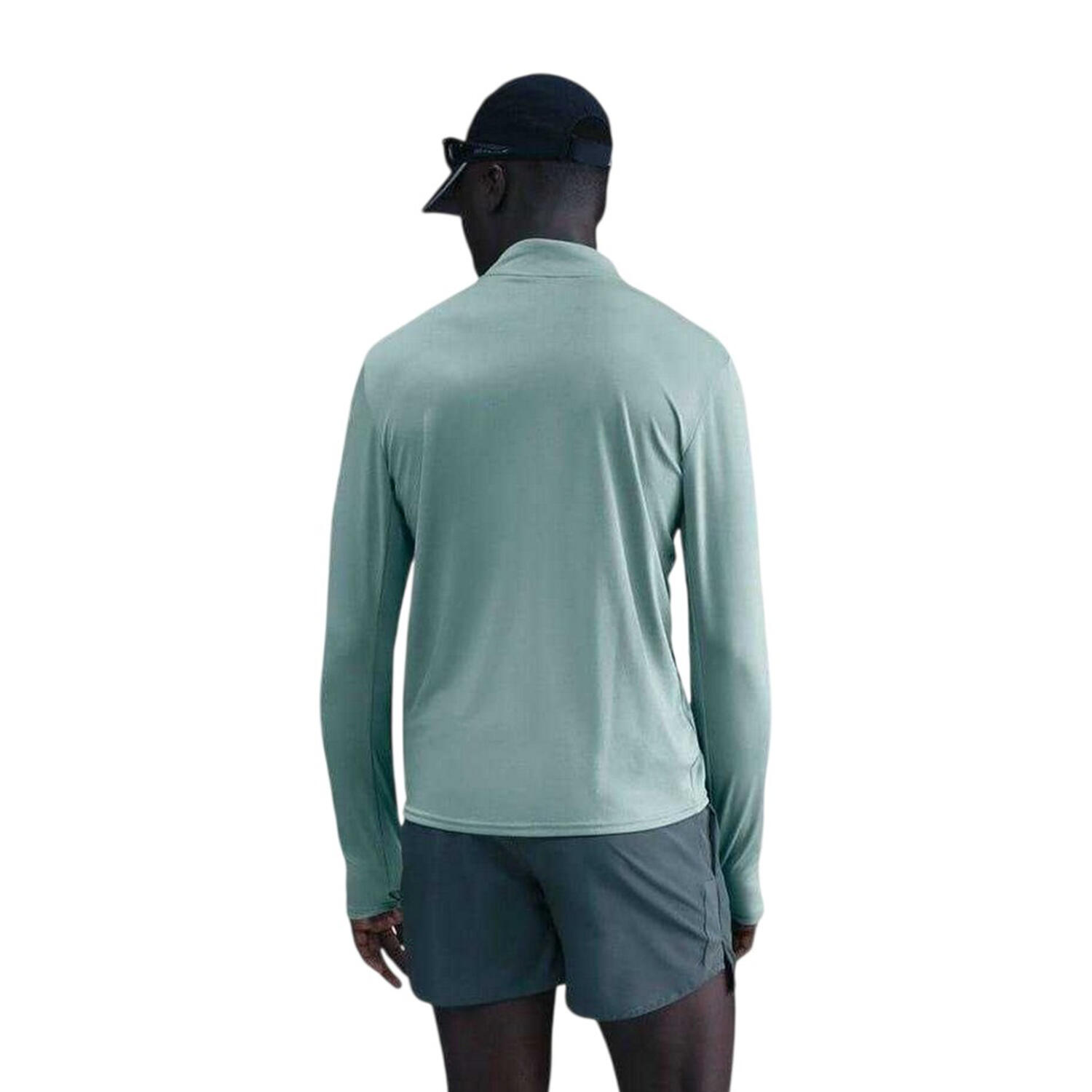 Mens Core Half Zip LongSleeved Running Top (Cannon) 3/5