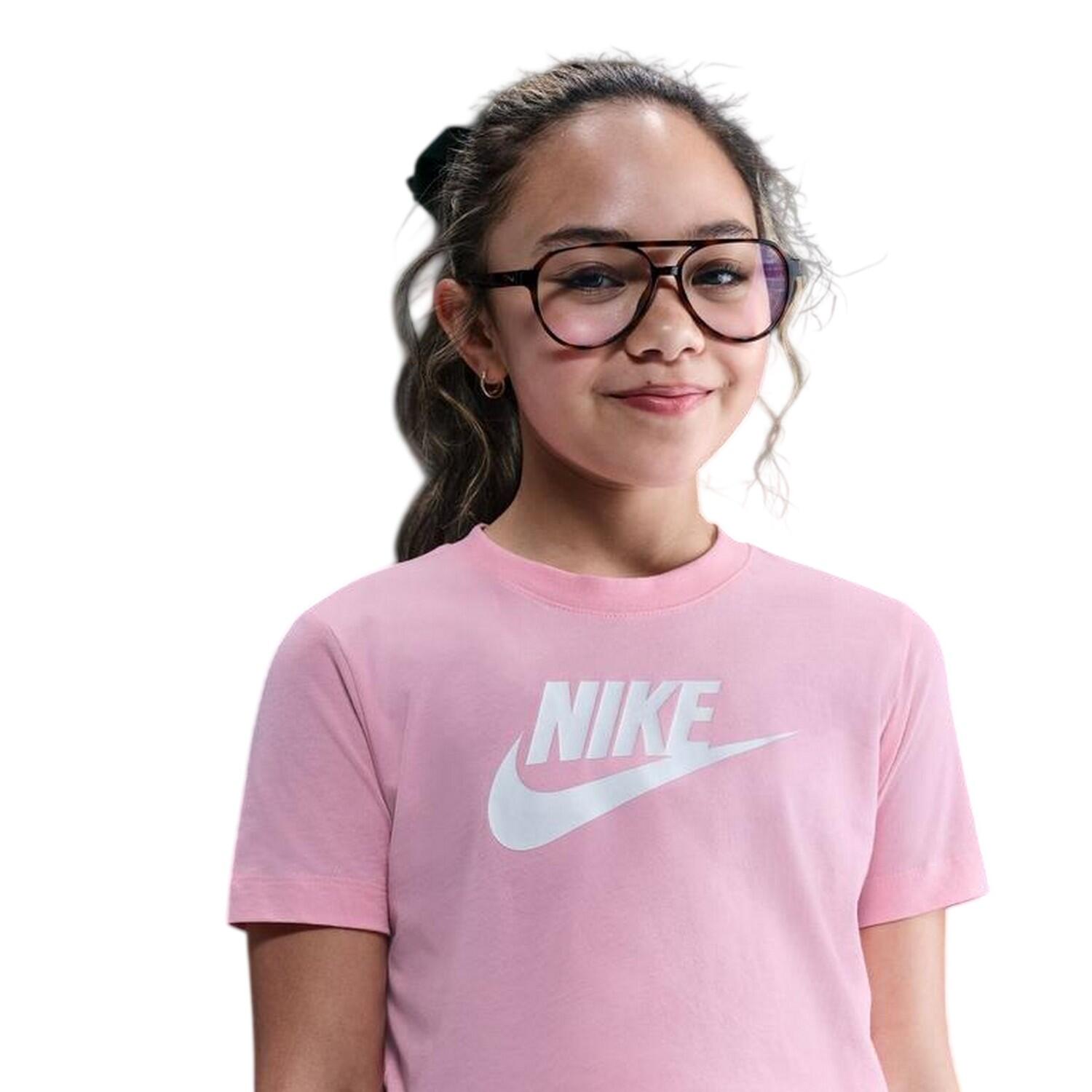 Tshirt Motif/style Swoosh FUTURA Enfant (Rose) 4/4