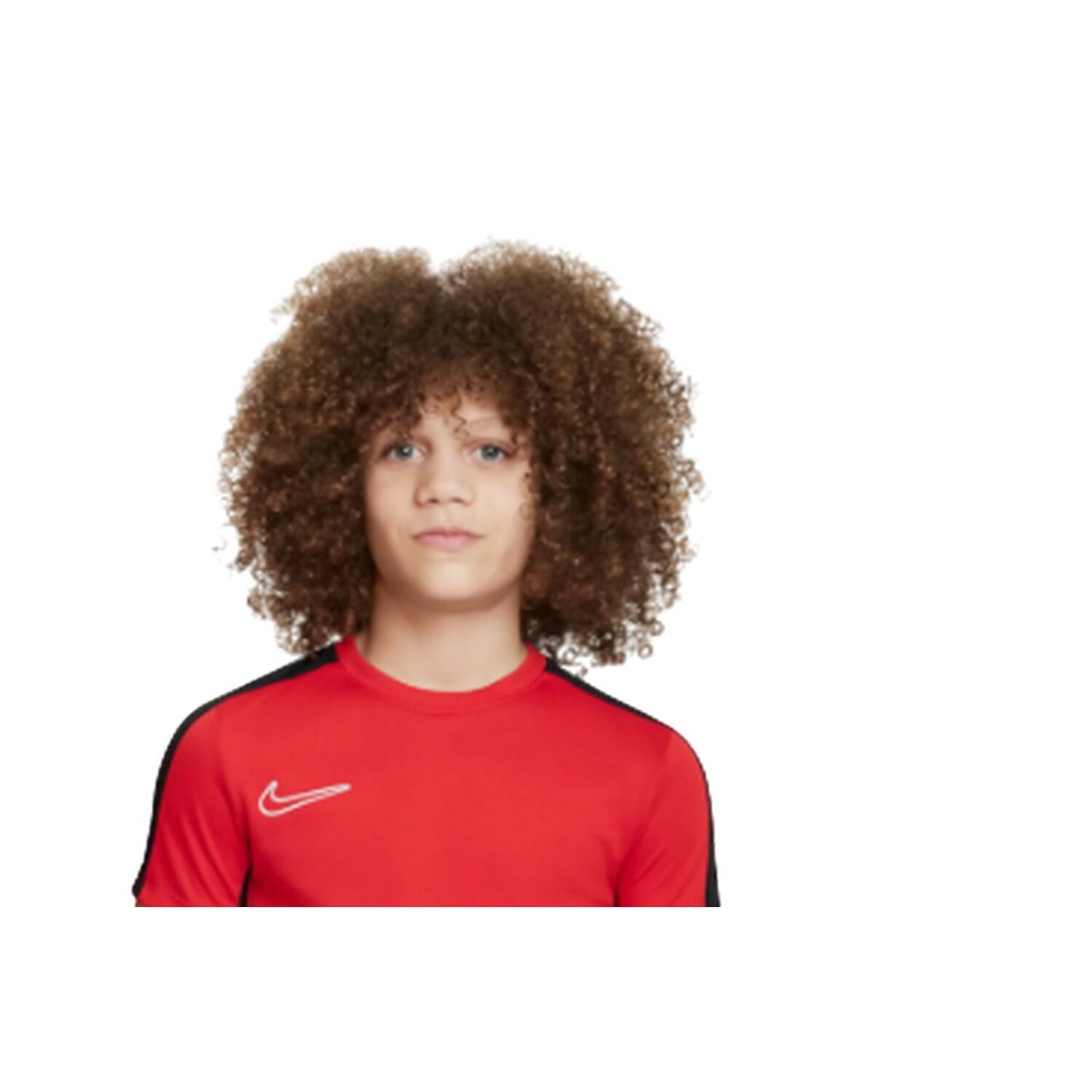 Top Swoosh Bambini Nike Academy Rosso Bianco 4/4