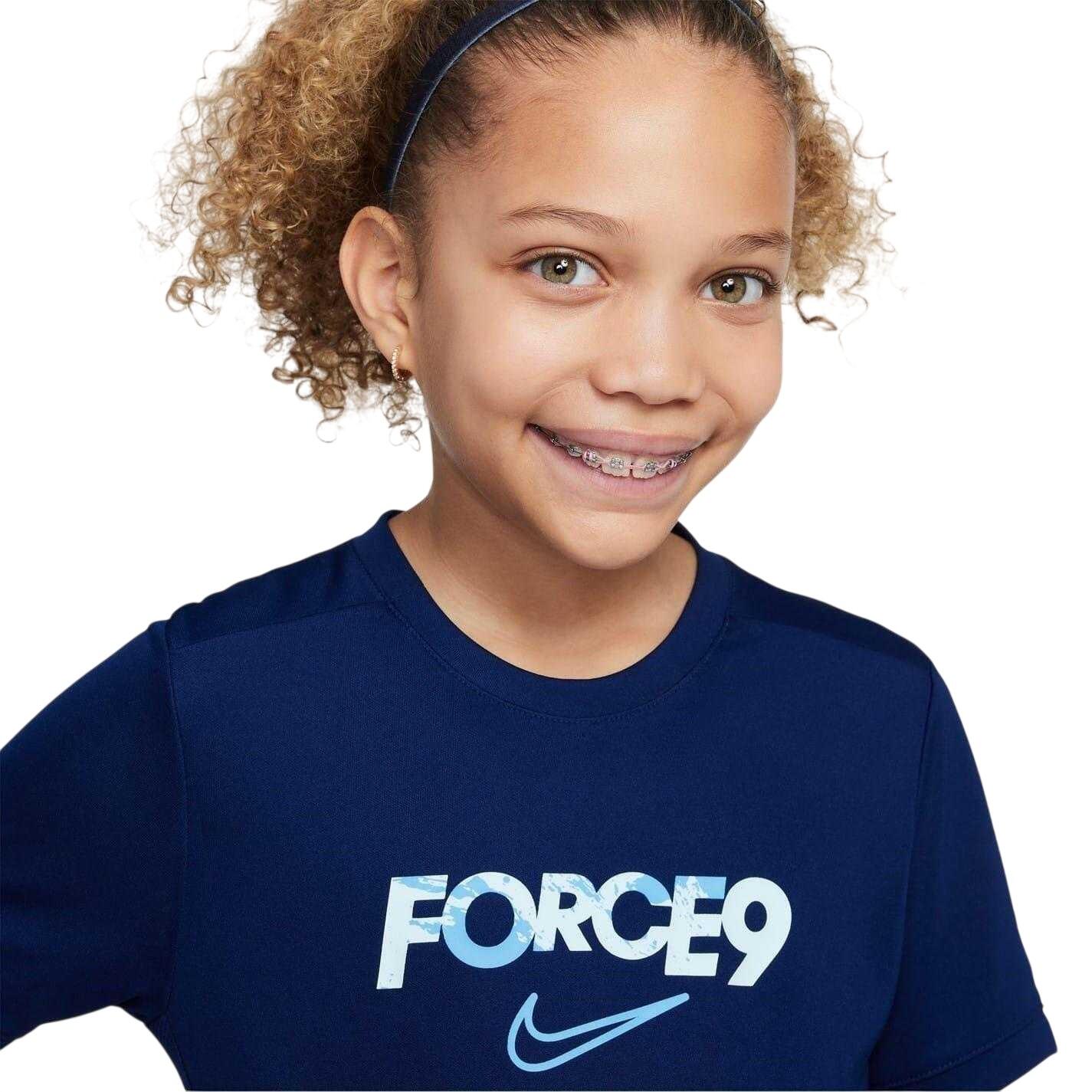 "Haaland" TShirt für Jungen, Rundhalsausschnitt, Regulär Kinder Marine/Blau 3/3