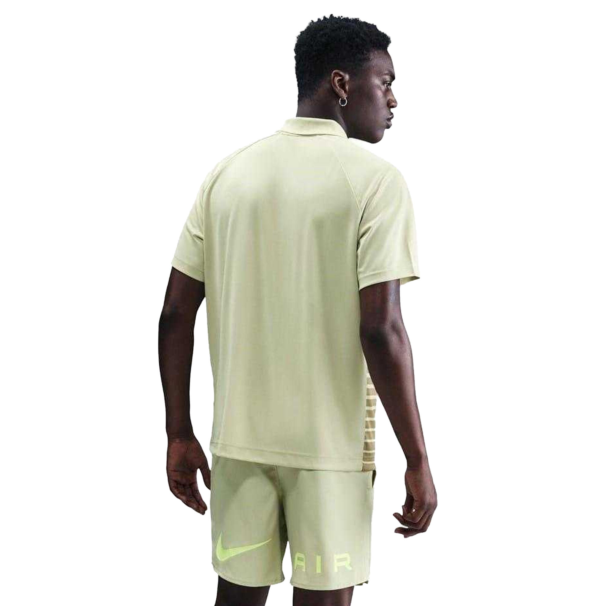 "Air" Poloshirt für , Stripes Herren Olivgrün 3/3