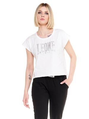 Luxe cropped t-shirt met korte mouwen voor dames