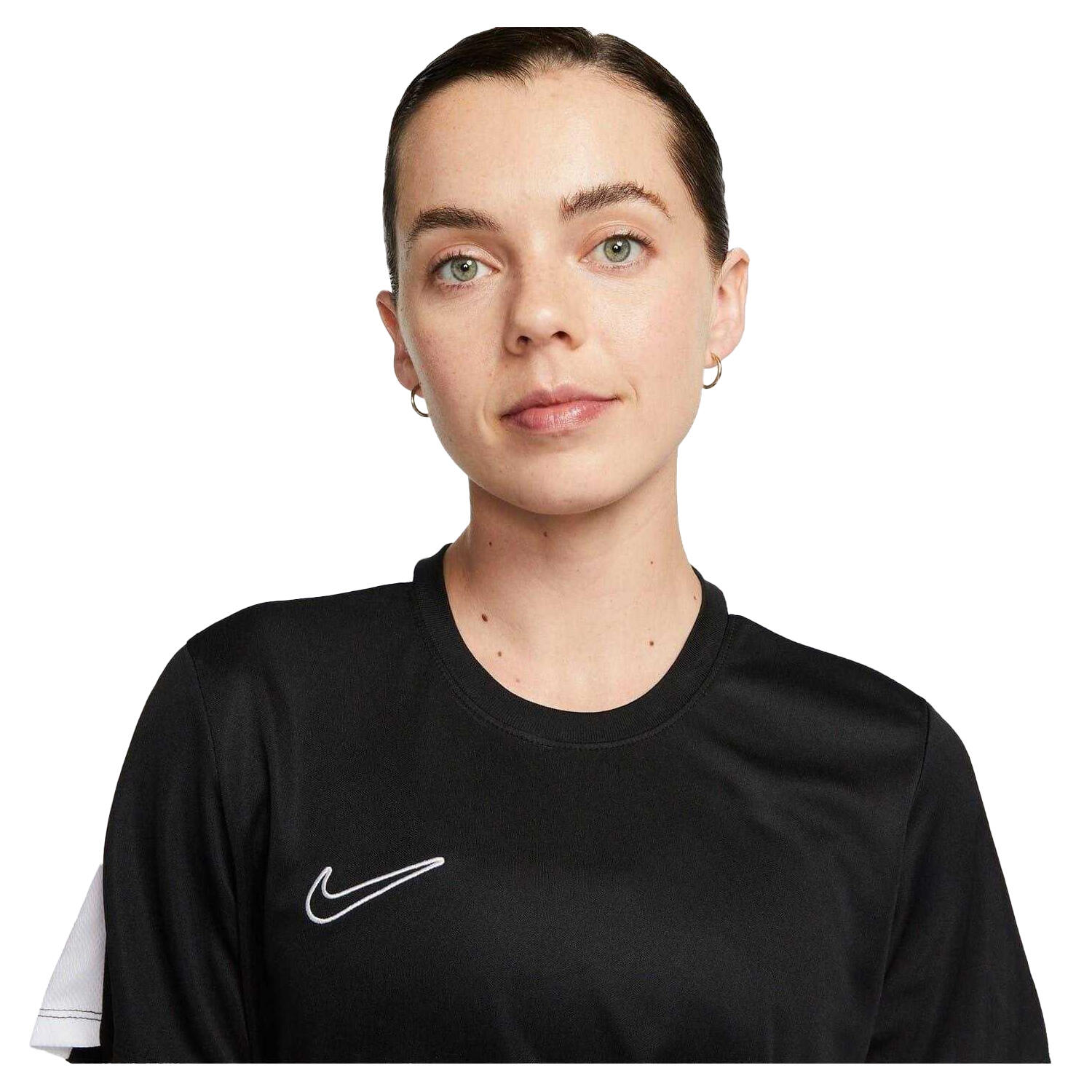 Fußballtrikot für Damen Schwarz 4/4
