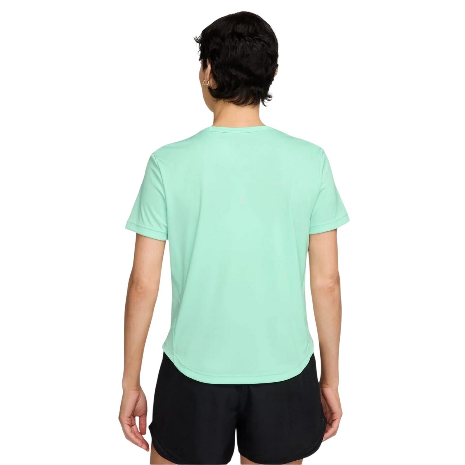 Haut Motif/style Swoosh Femme (Vert Turquoise Pâle) 3/4