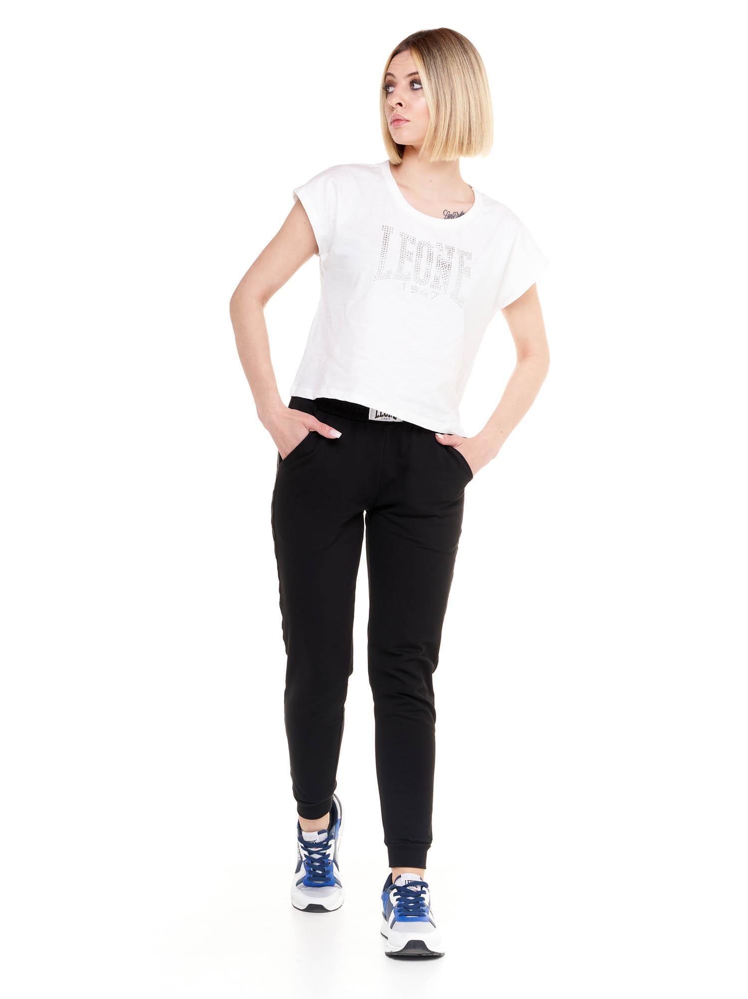 Luxe cropped T-shirt met korte mouwen voor dames 2/6