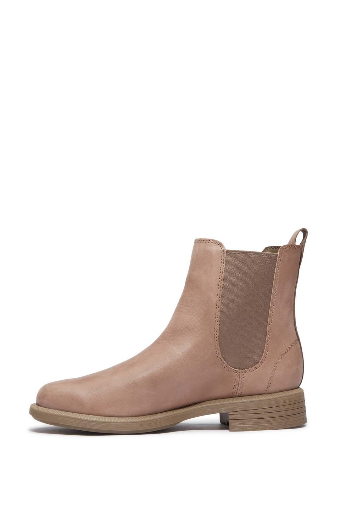 Botte femme - Chelsea mid en cuir - Verona Square - gris taupe 3/5
