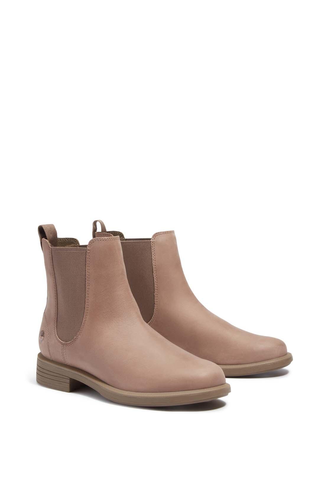 Botte femme - Chelsea mid en cuir - Verona Square - gris taupe 2/5