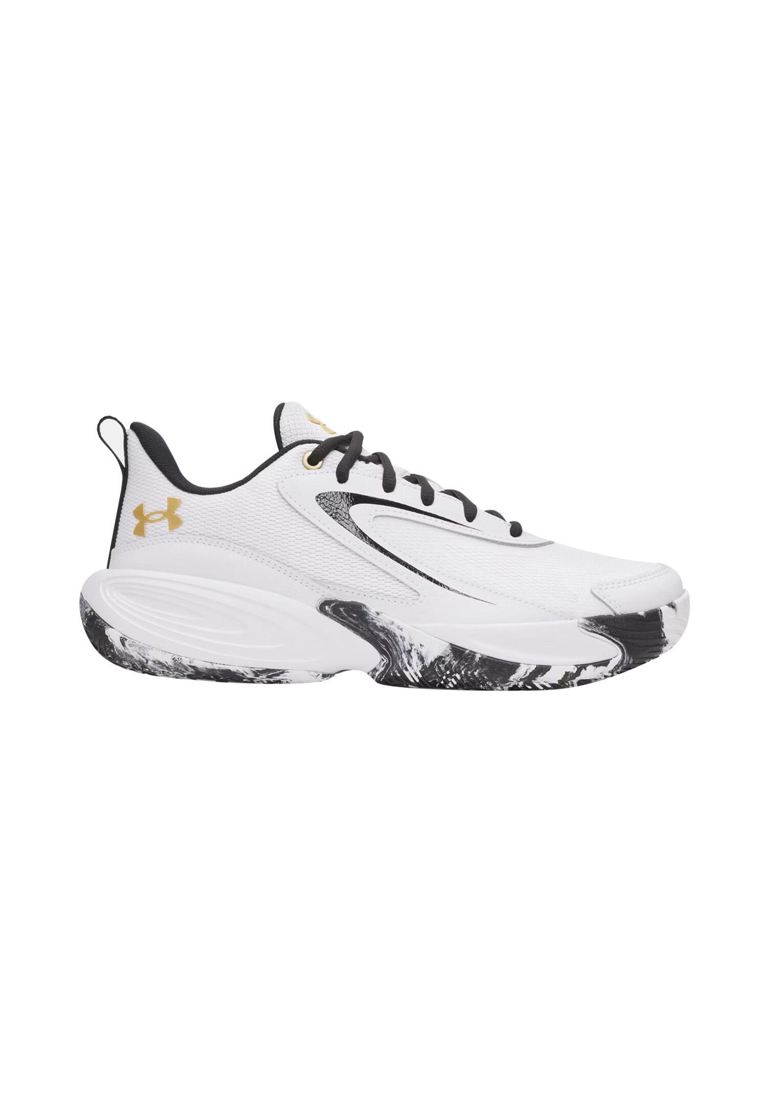 Under Armour Lockdown 8 Basketballschuhe Sneaker Unisex 6009400 100 weiss 4/4