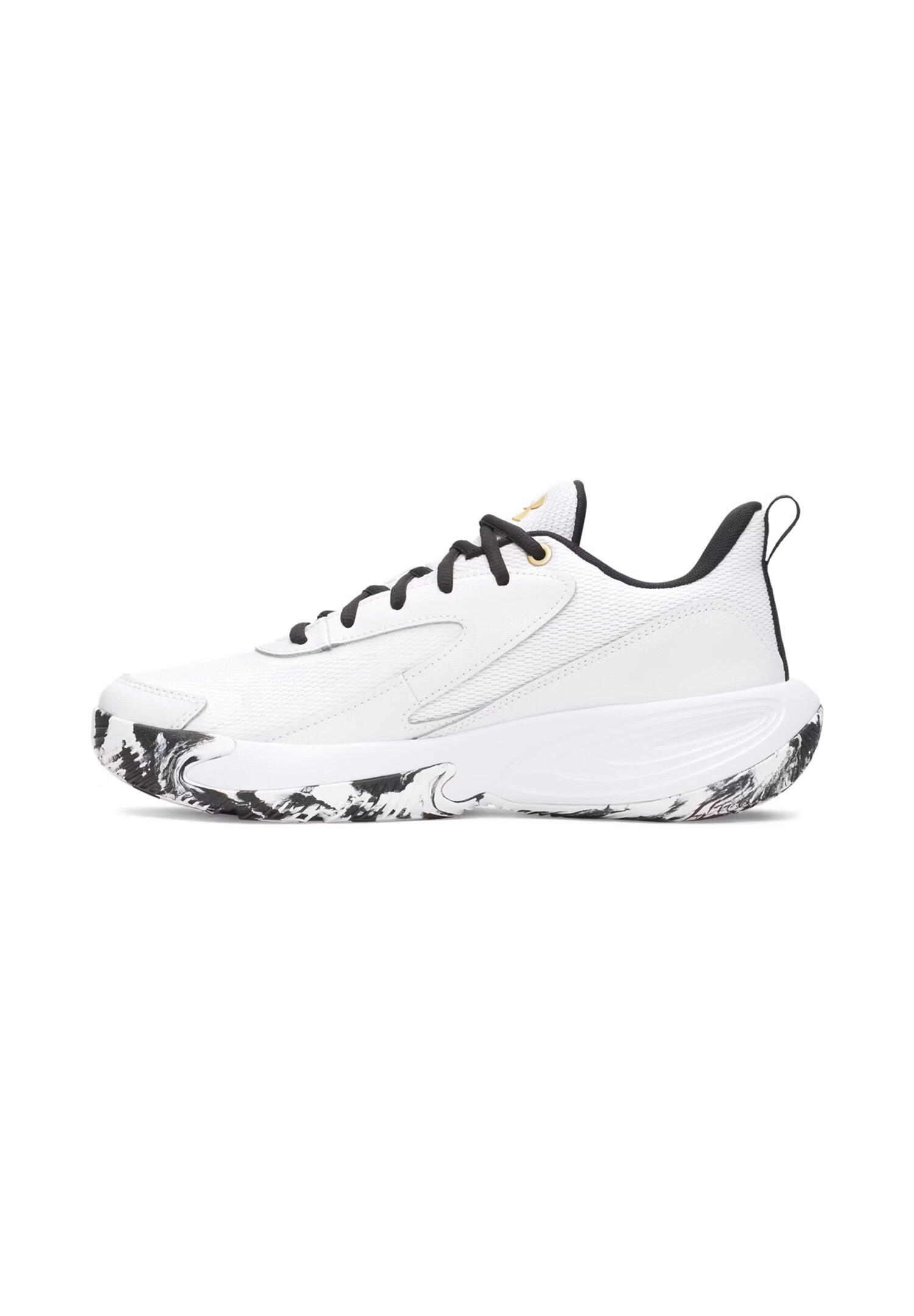 Under Armour Lockdown 8 Basketballschuhe Sneaker Unisex 6009400 100 weiss 3/4