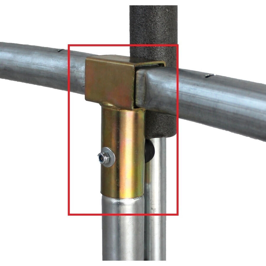 CONNETTORI A 'T' SET 8 PEZZI Ricambio per trampolino elastico (LUNGHI) 3/4