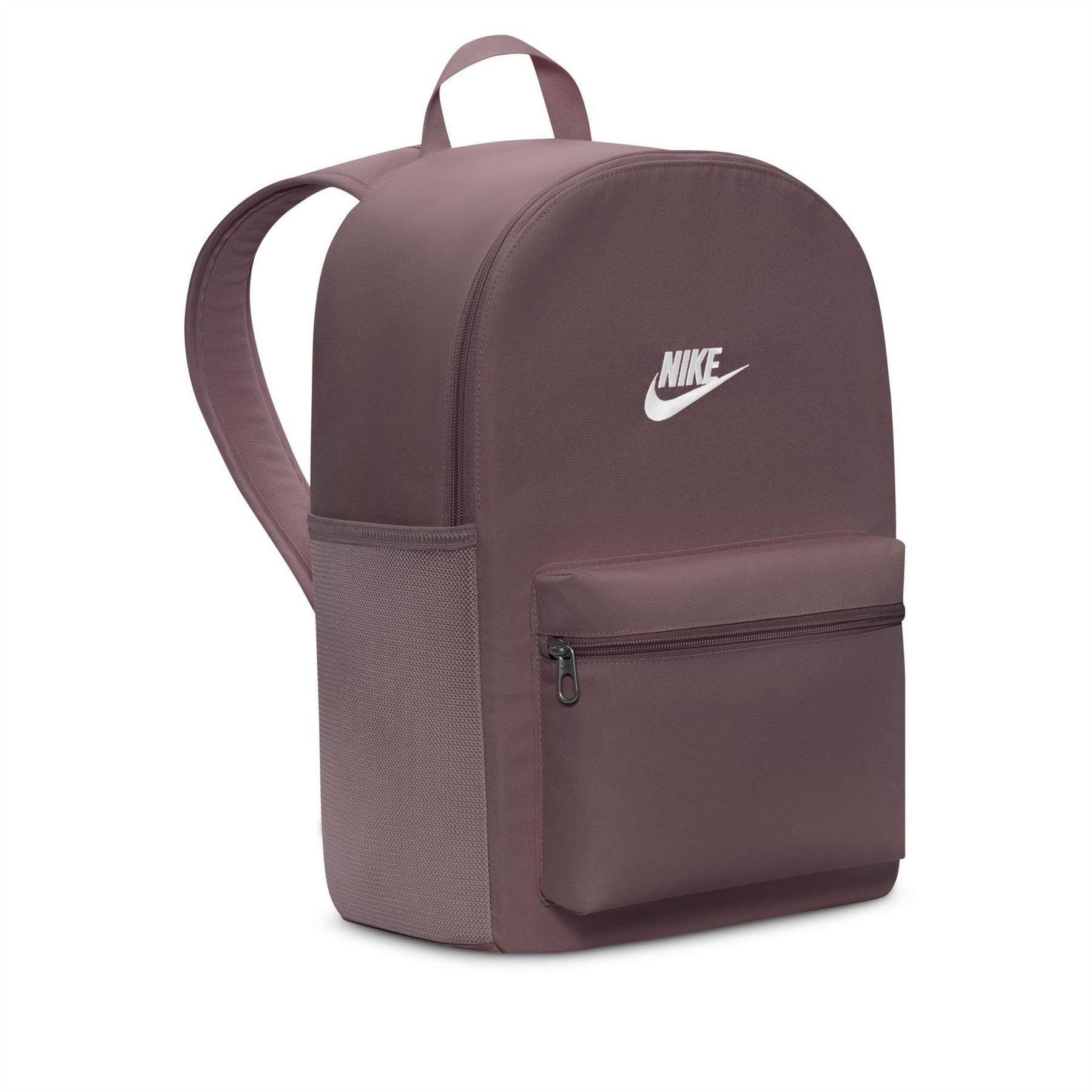 Logo Zaino Nike Heritage Rosa 3/4