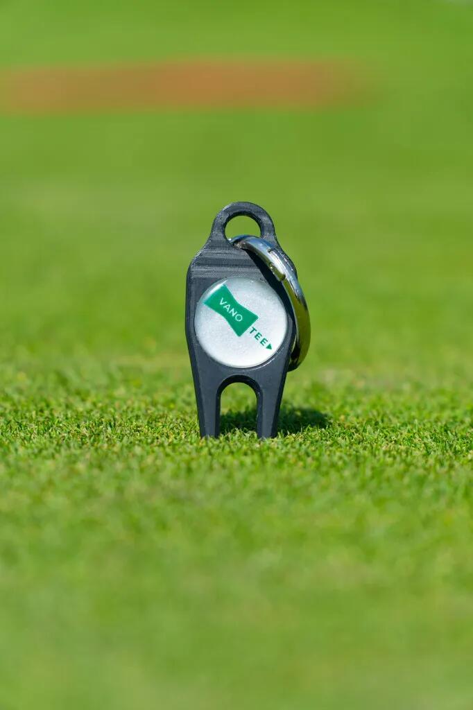 Kit green - golf - riparatore e segnabolle - nero 3/5