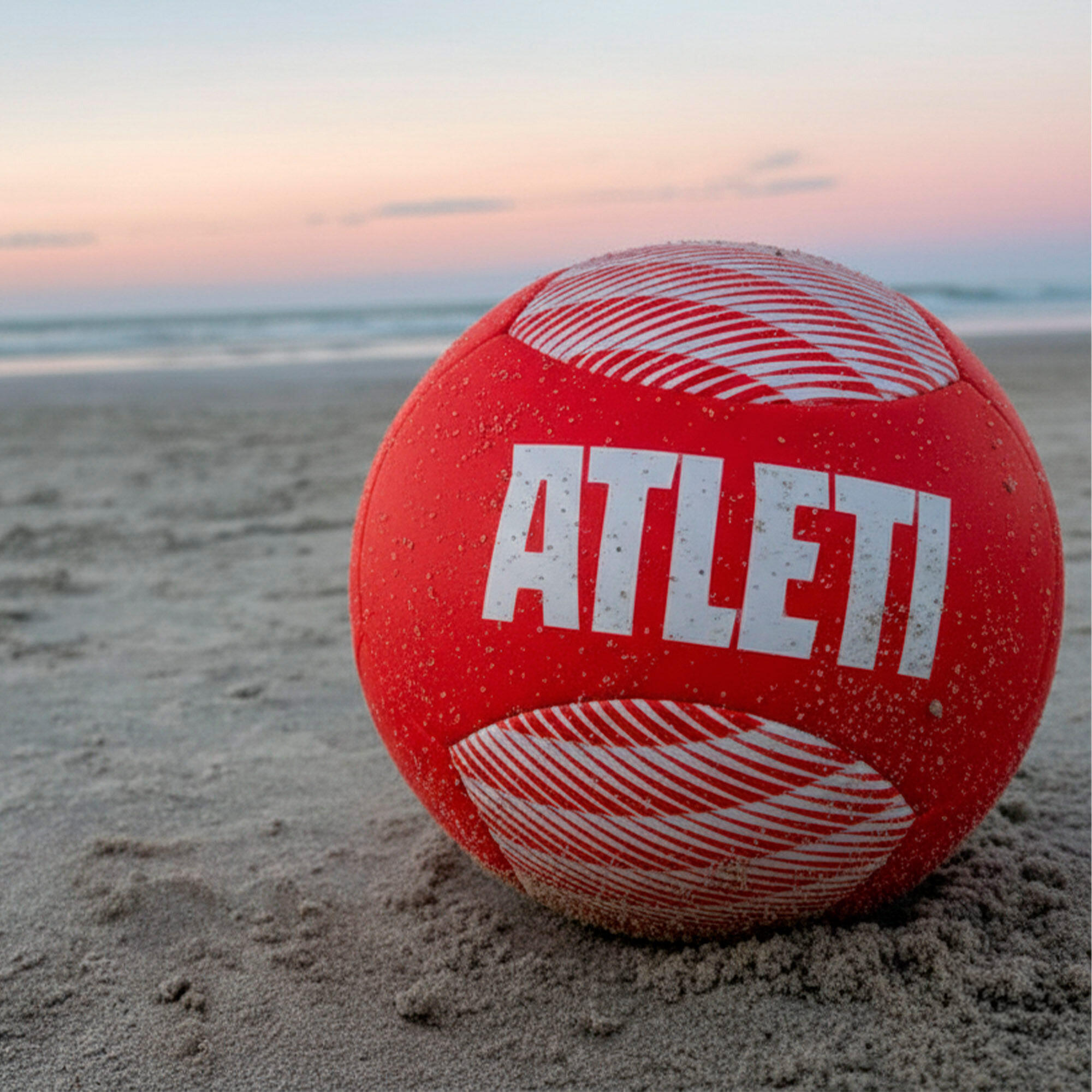Atleti Balón de fútbol playa Ø21 cm T5, neopreno 6/7
