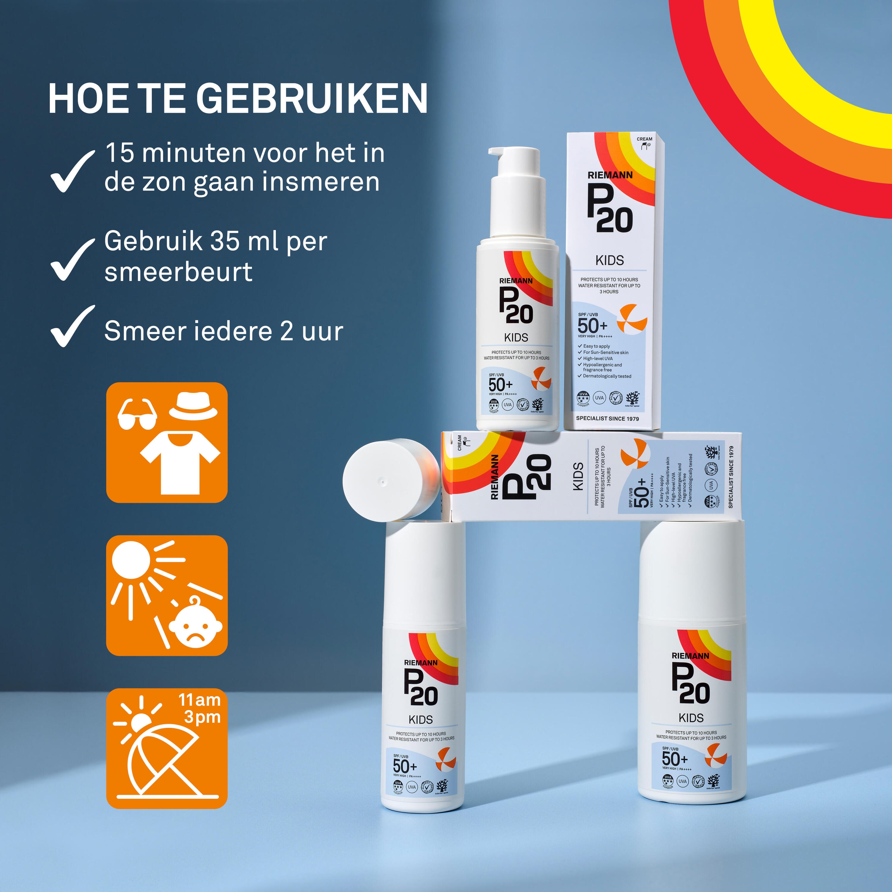 Kids SPF 50+ zonnecrème - 200 ml 3/5