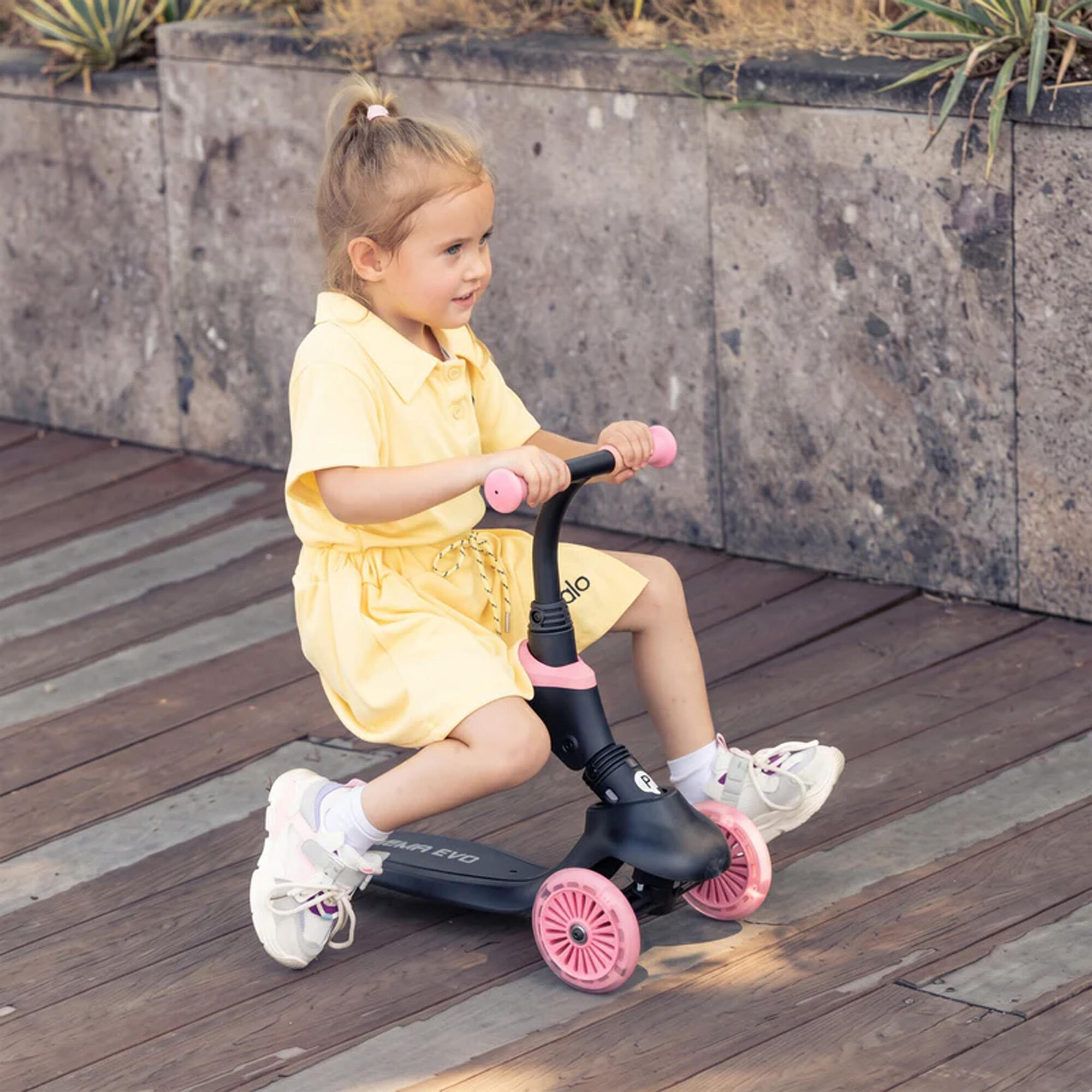 Roue Universelle Qplay Sema Evo - Roue de Trottinette - Noir 4/4
