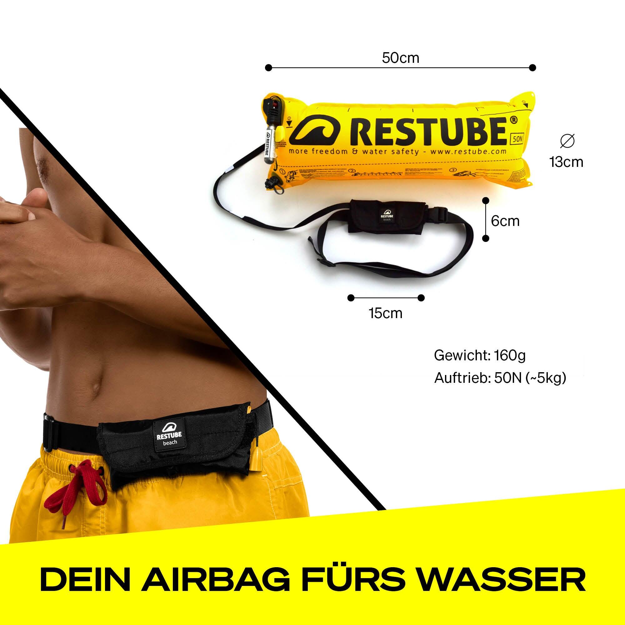 BEACH Édition Limitée – Bouée de Sécurité Gonflable pour Natation et Snorkeling 5/7
