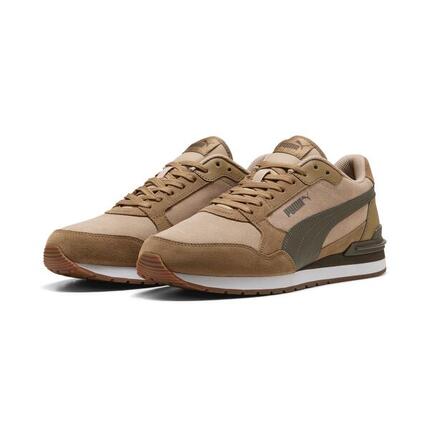 Puma ST Runner v4 SD Unisex Sneaker Schuhe Leder 399665 17 Braun
